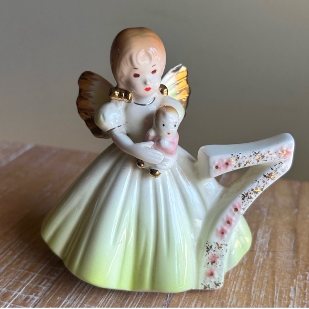 Josef Originals 7th Birthday Angel Porcelain Figurine By Muriel Joseph George.